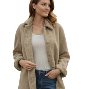 Forecaster Sport Vintage Sherpa-Lined Coat – Size M